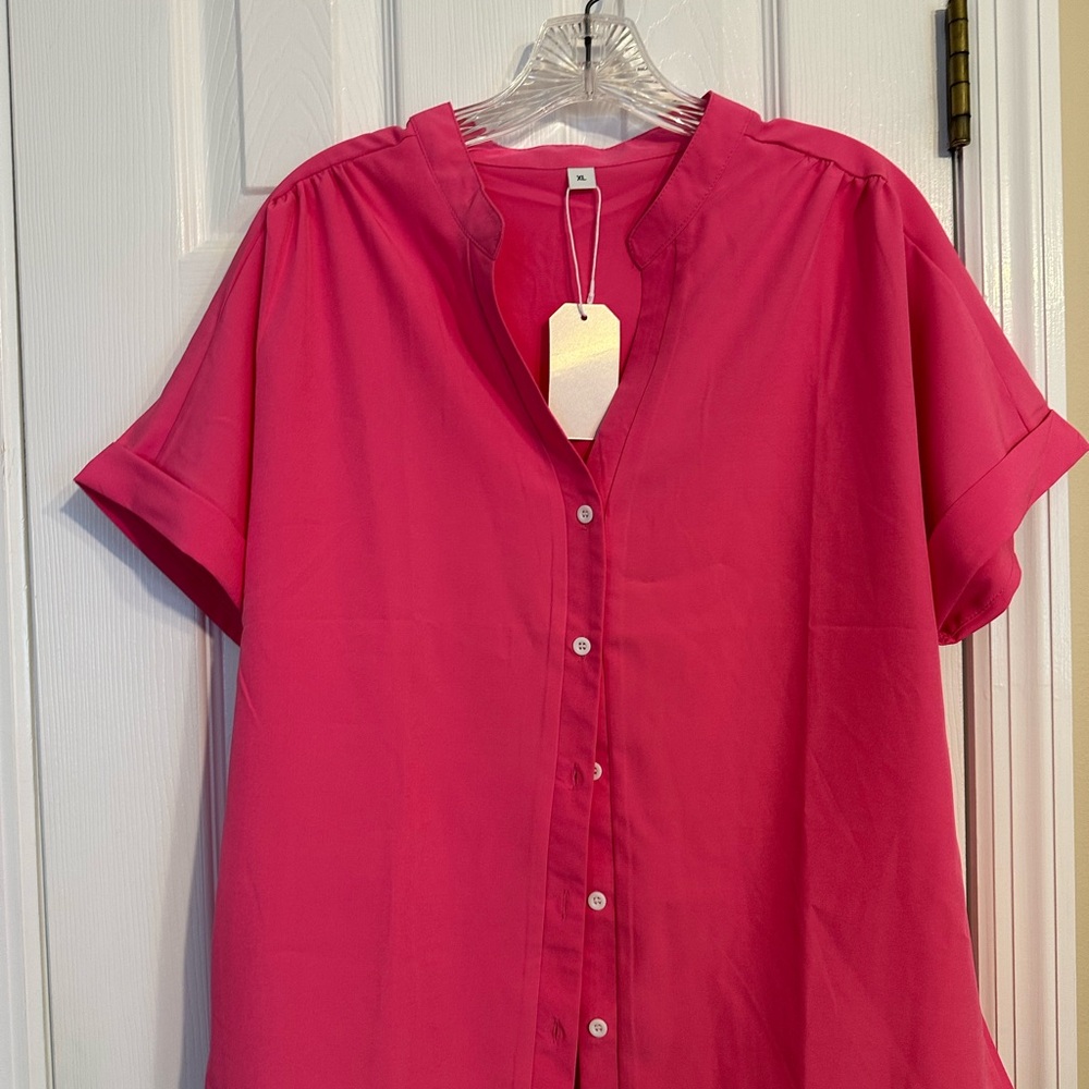 Pink short sleeve top CLEARANCE👚